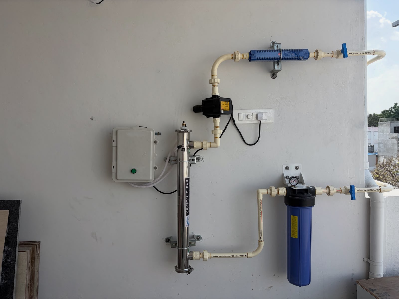 Water softener installation photo